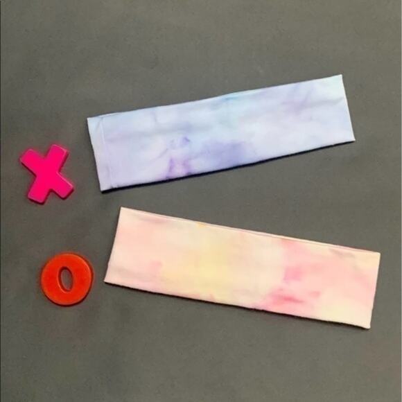 Tie Dye Headbands bundle Handcrafted set of 2 yoga - Picture 3 of 6